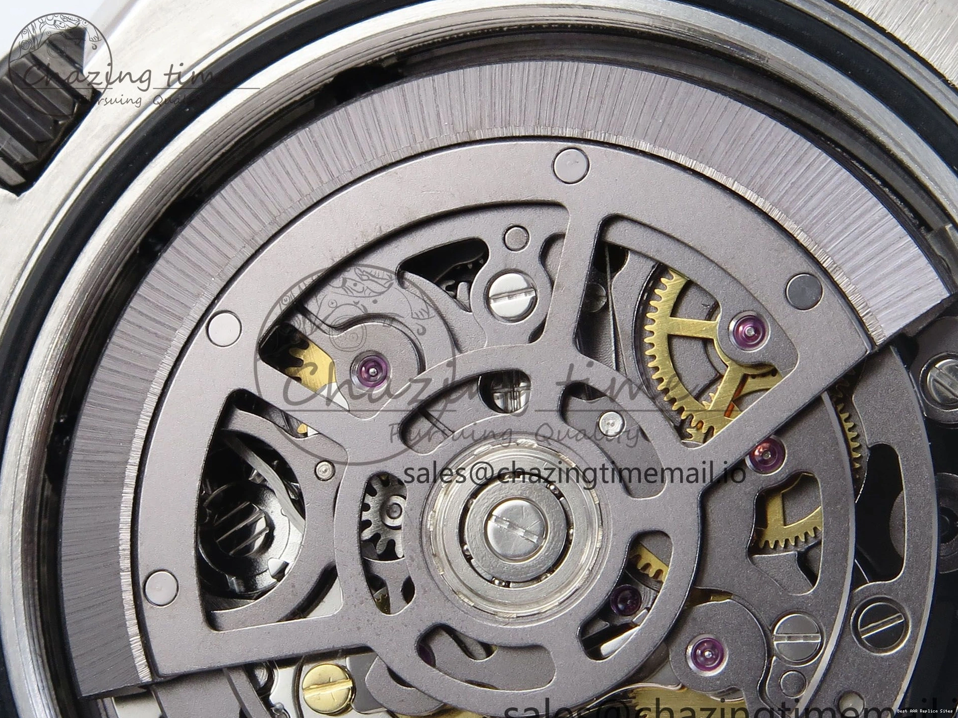 AAA Replica Watches Daytona Edition Bracelet Dial SS Carbon Best on Durable SS Skeleton Bezel DD 369 Artisans GETF 1229